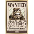 thumbnail image 1 of One Piece - God Usopp Wanted Poster Wall Poster, 22.375" x 34" Framed, 1 of 5