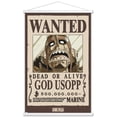 thumbnail image 1 of One Piece - God Usopp Wanted Poster Wall Poster with Magnetic Frame, 22.375" x 34", 1 of 4