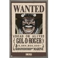 thumbnail image 1 of One Piece - Gol D Roger Wanted Poster Wall Poster, 22.375" x 34" Framed, 1 of 4