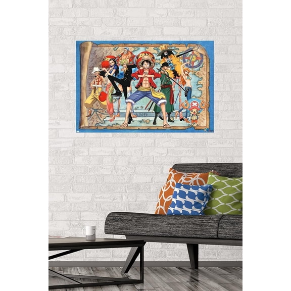 One Piece - Group Map Poster size 24''x36'' GooGate