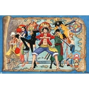 One Piece - Group Map Wall Poster, 22.375" x 34"