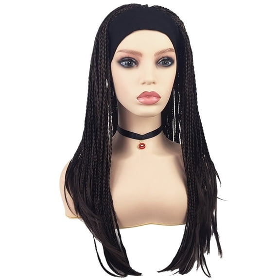 One Piece Headband, Dirty Braid Wig, Full Head Cover