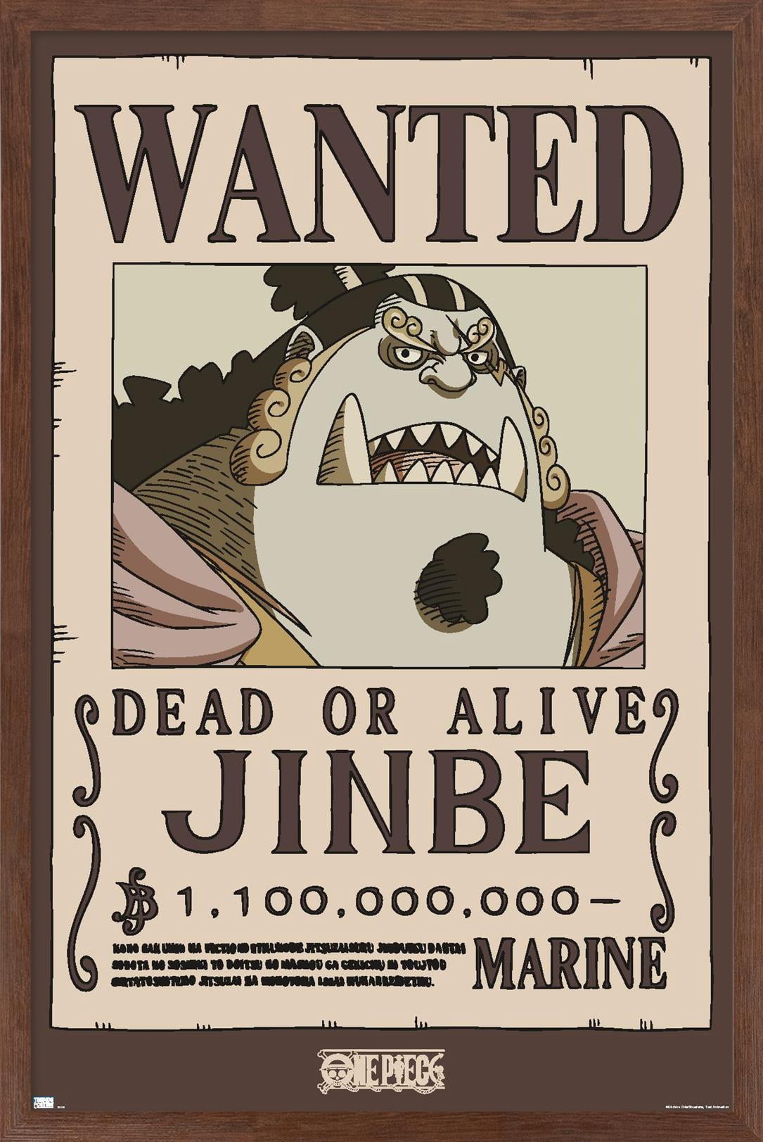 One-Piece-Jinbe-Wanted-Poster-