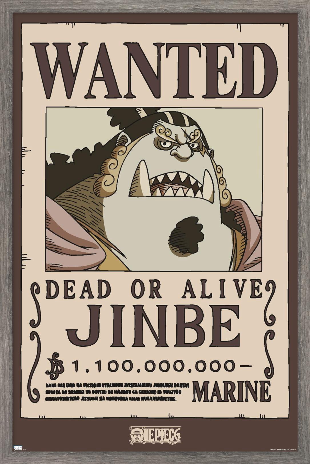 One-Piece-Jinbe-Wanted-Poster-