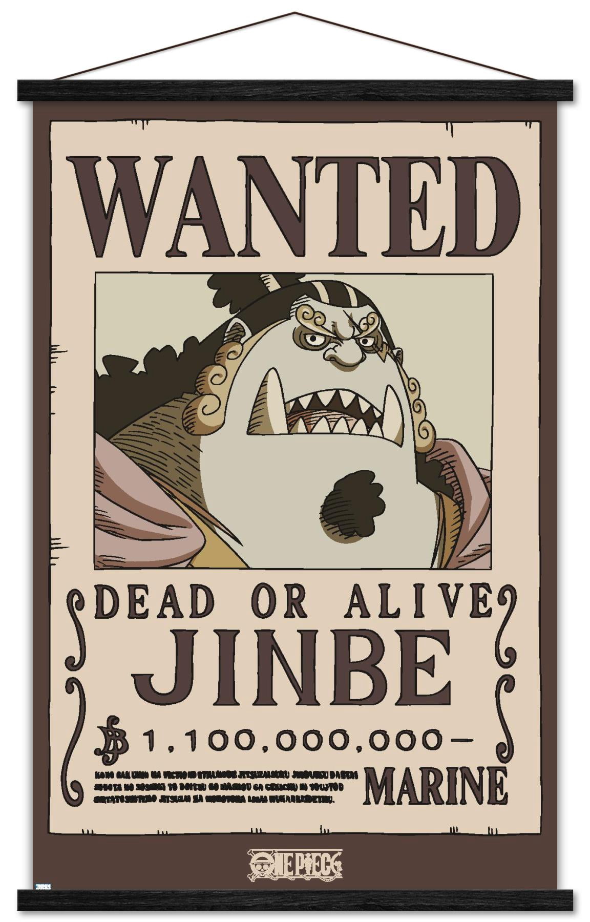 One-Piece-Jinbe-Wanted-Poster-