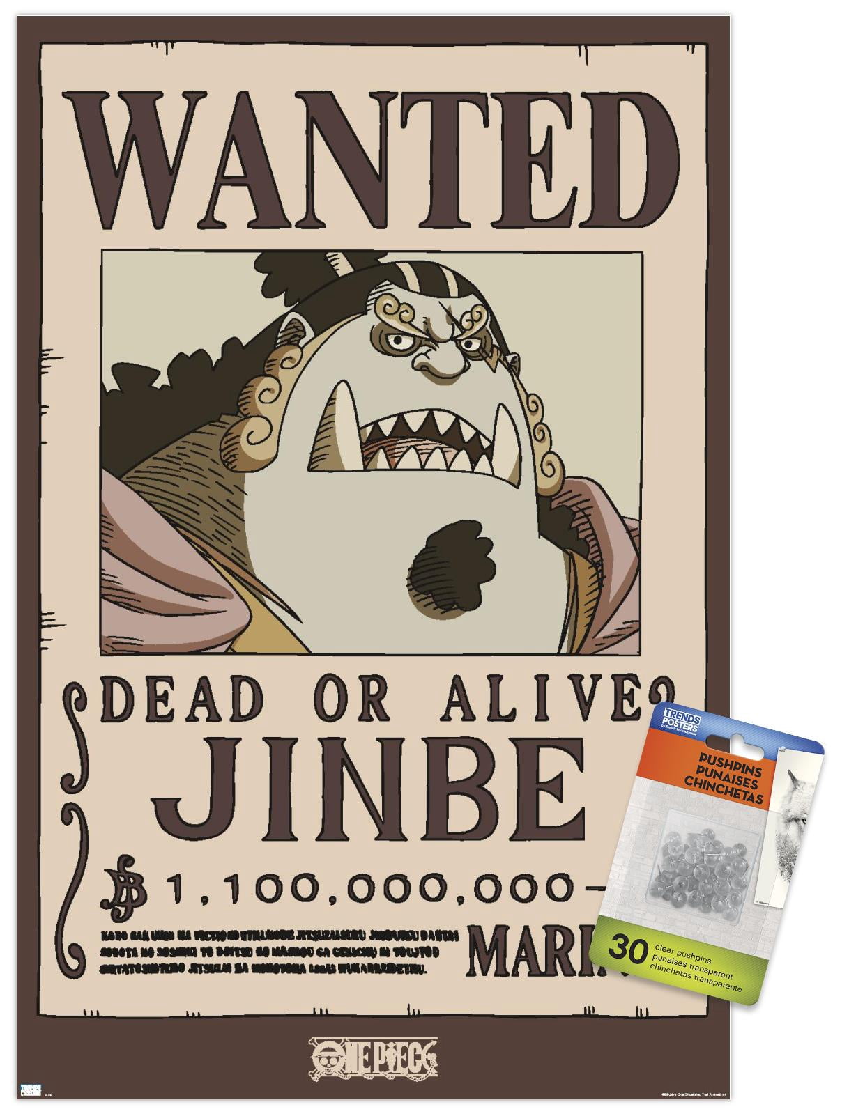 One-Piece-Jinbe-Wanted-Poster-