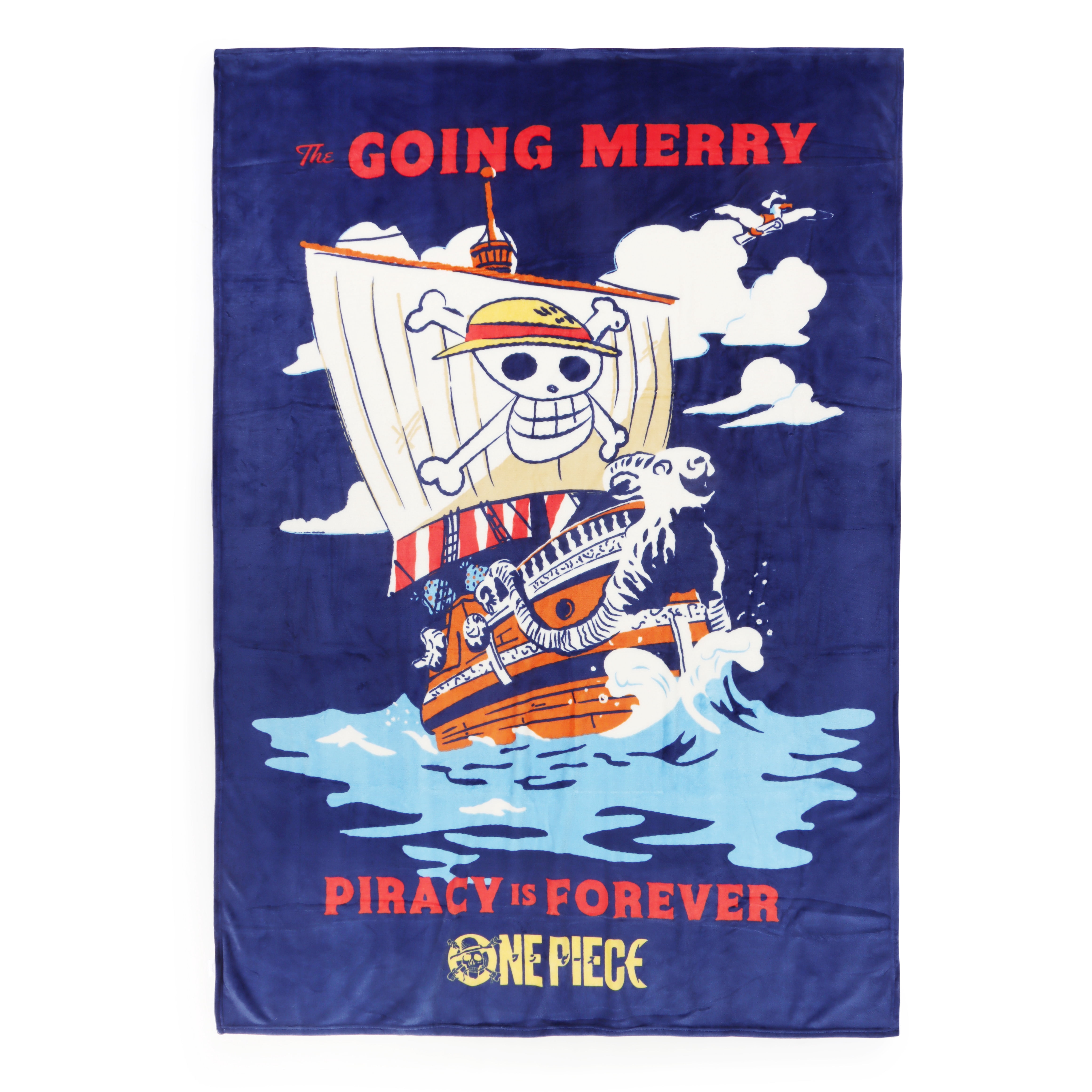 One Piece Kids Silk Touch Blanket, Piracy Forever, Multicolor, Neflix, 62" x 90"