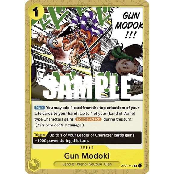 One Piece Kingdoms of Intrigue Common Gun Modoki OP04-115