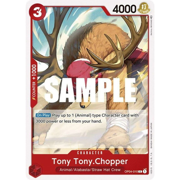 One Piece Kingdoms of Intrigue Common Tony Tony.Chopper OP04-010
