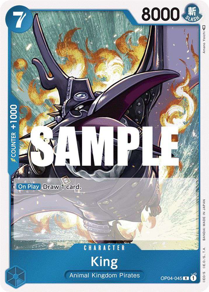 op04 rare cards OP04-100 R ENG Capone 