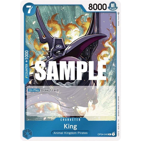 One Piece Kingdoms of Intrigue Rare King OP04-045