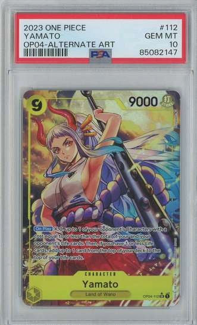 One Piece Kingdoms of Intrigue Yamato Graded Card (PSA Gem