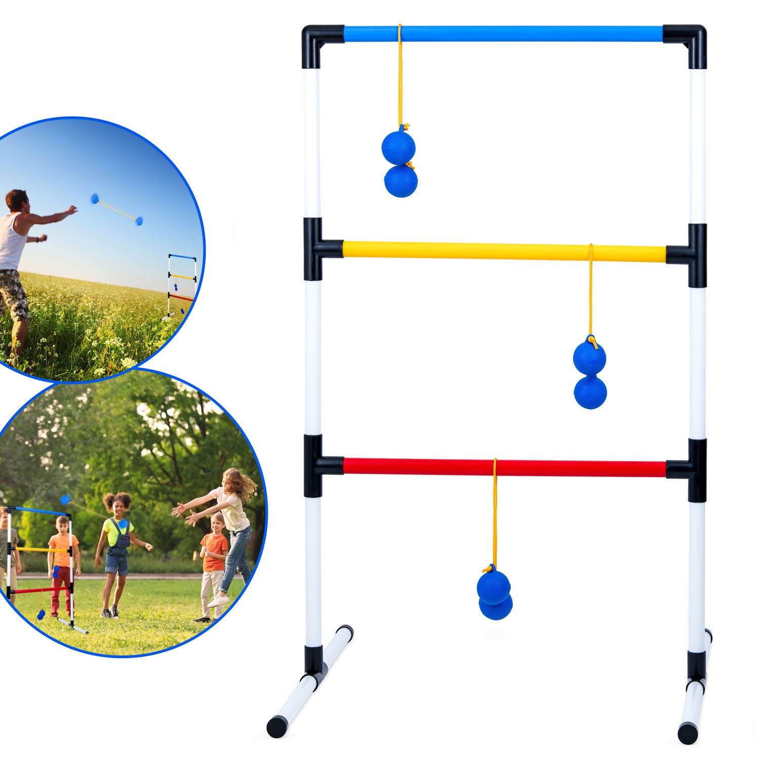 One Piece Ladder Ball Game Set Indoor and Outdoor Games for Adults