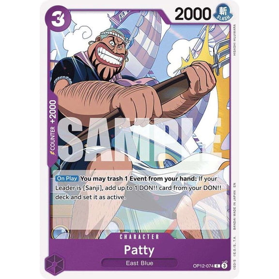 One Piece Legacy of the Master Common Patty OP12-074