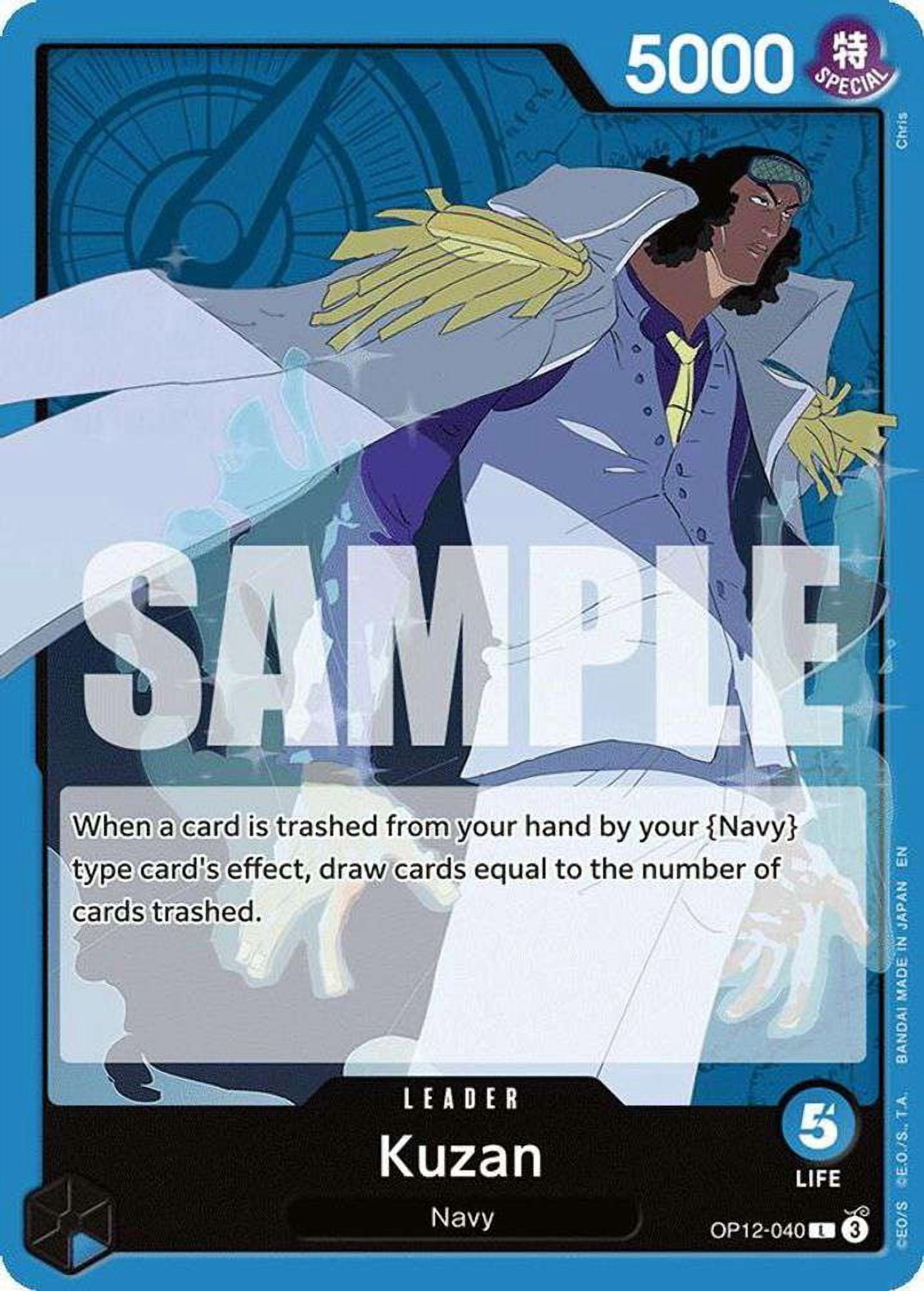 One Piece Legacy of the Master Leader Kuzan OP12-040 - Walmart.com