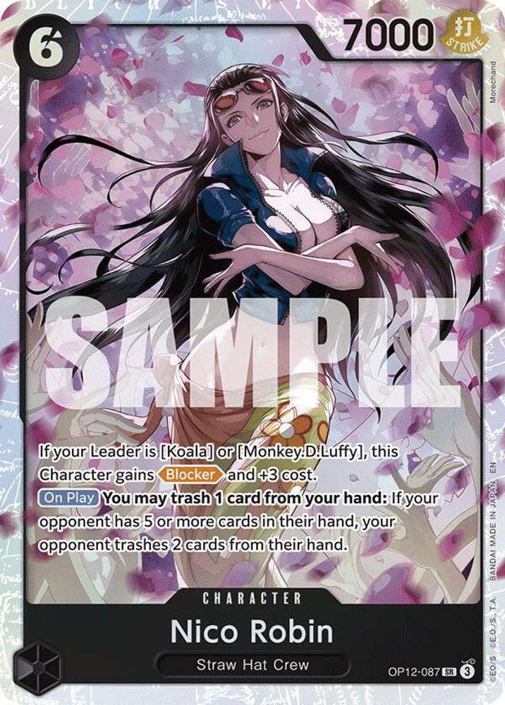 One Piece Legacy of the Master Super Rare Nico Robin OP12-087