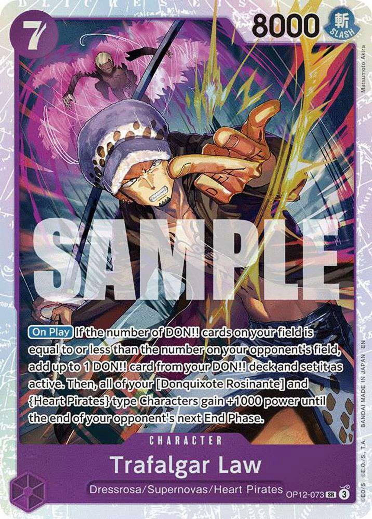 One Piece Legacy of the Master Super Rare Trafalgar Law OP12-073 - Walmart.com One Piece Legacy of the Master Super Rare Trafalgar Law OP12-073 - Walmart.com