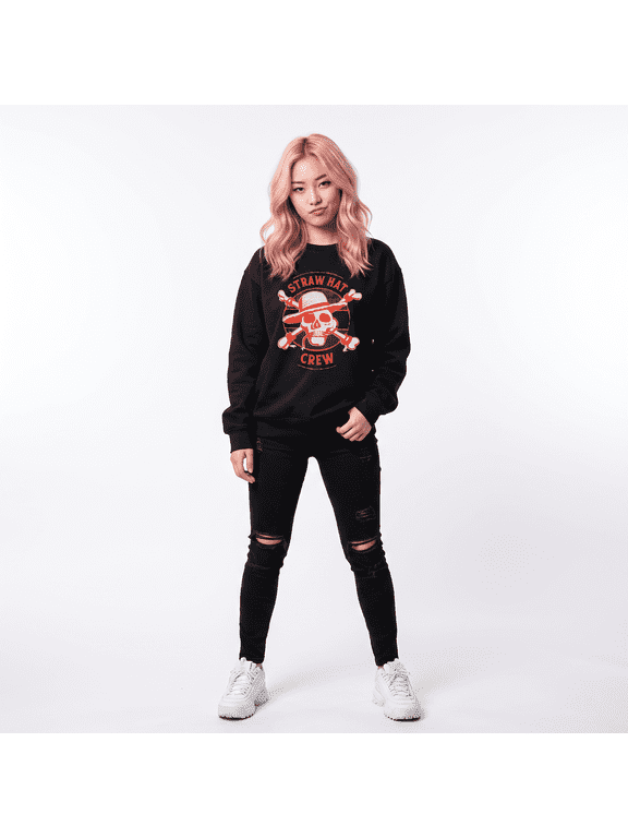 One Piece Live Action Straw Hat Crew Luffy Skull Sweatshirt-XXL
