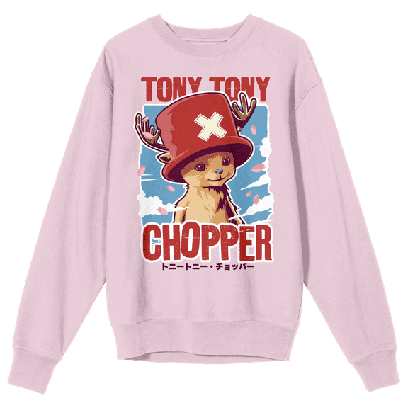 One Piece Live Action Tony Tony Chopper Pink Unisex Sweatshirt