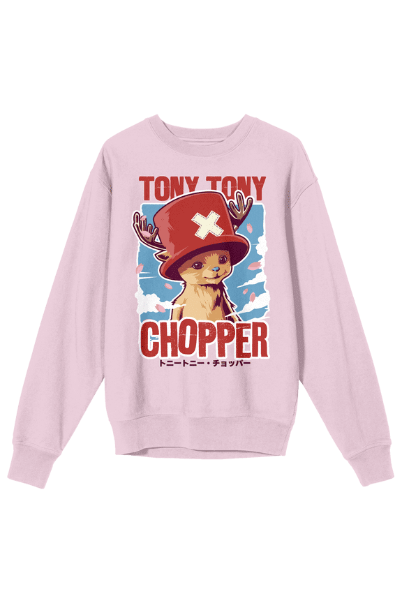 One Piece Live Action Tony Tony Chopper Pink Unisex Sweatshirt