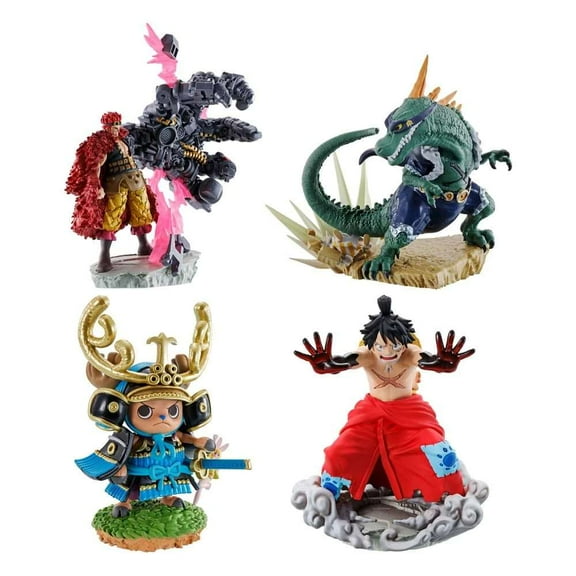 One Piece Logbox Re Birth Petitrama Wanokuni Vol. 2 (Repeat) Set of 4 Mini Figures
