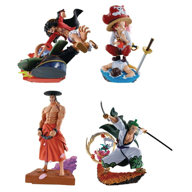 ONE PIECE 4th 5th 6th Log セット One Piece Logbox Rebirth Wano Country Collectible PVC Figure Set