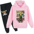 thumbnail image 1 of One Piece Long Sleeve Hoodie and Sweatpants Suit Boys Girls 2 Piece Outfit Casual Sweatshirt Hooded(8-16 Years), 1 of 2