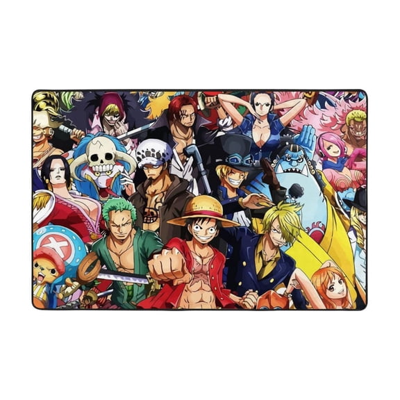One-Piece-Luffy Area Rugs,Non Slip Backing Modern Living Room Area Rug for Home Decor Bathroom Bedroom Living Room 36"x24"