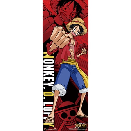 One Piece- Luffy New World Human Size Se Wall Scroll
