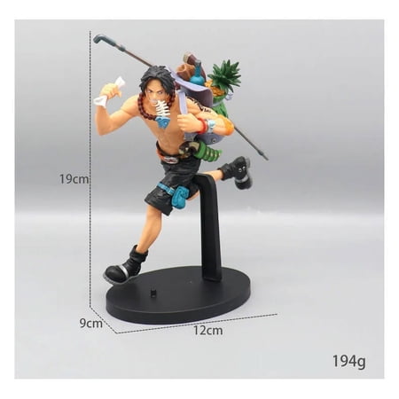 One Piece Luffy Sabo ACE Anime Figure Collection Ornaments PVC Toys OPP Bag Gift-Ace
