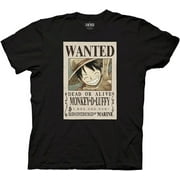 One Piece Luffy Wanted Poster Anime Tee - Official Ripple Junction Merchandise