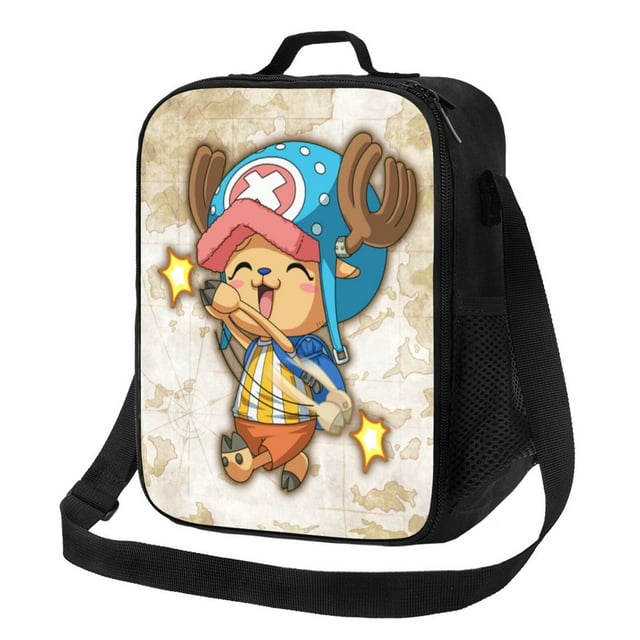 One Piece Lunch Bag Cartoon Lunch Box Reusable Insulated Lunch Bag For Students, Office, Work