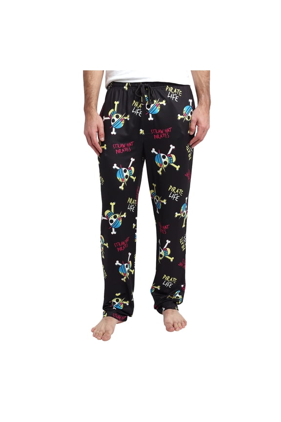 One Piece (Manga Series) All-Over Print Men's Sleep Pajama Pants-XL