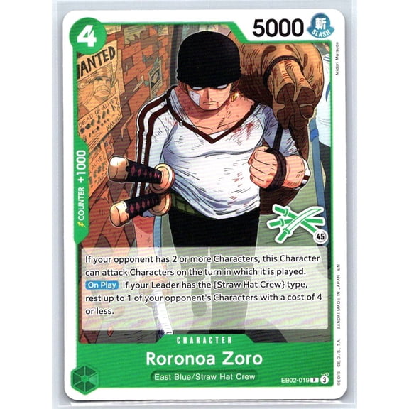 One Piece Mascot Network Learn Together Deck Set EB02-019 Rare Trading Card