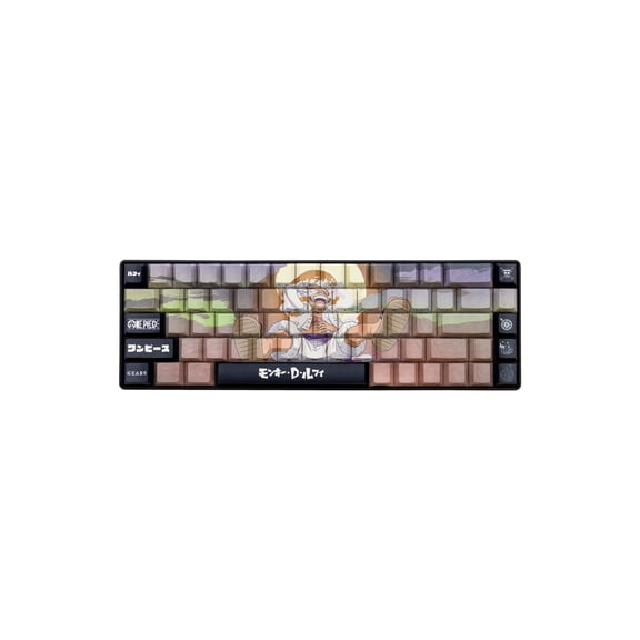 CultureFly One Piece Gear 5 Luffy Mechanical Wired RGB Gaming Keyboard, Officially Licensed