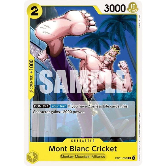 One Piece Memorial Collection Common Mont Blanc Cricket EB01-058