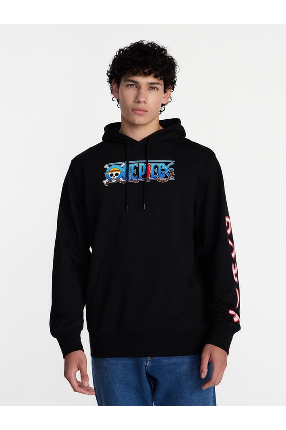 Men's and Big Men's Graphic French Terry Fleece Hoodie, Sizes XS-5XL