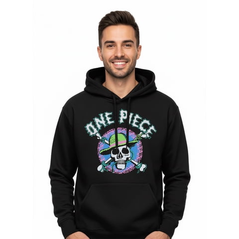 , Men's & Big Men's Graphic Hoodie, Neon Skull, Sizes S-3XL