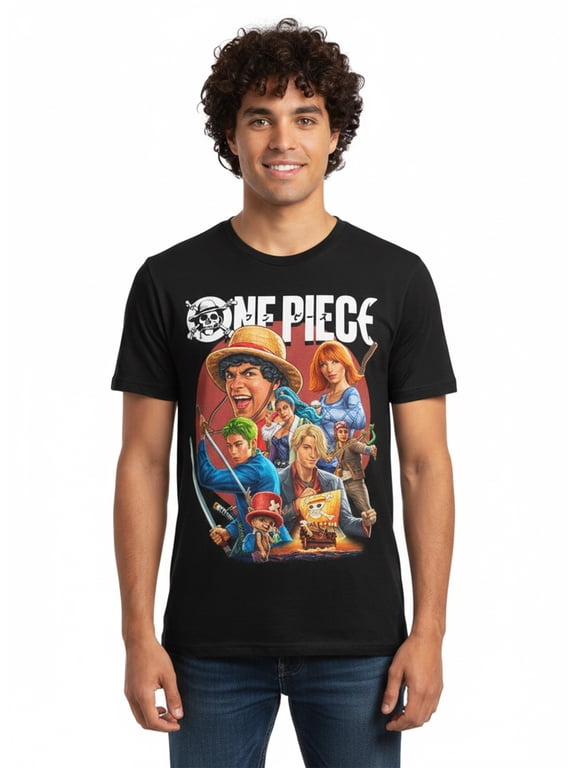 One Piece, Men's & Big Men's Graphic Tee, Dead or Alive, Sizes S-3XL