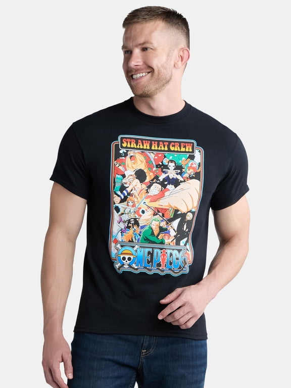 Men's and Big Men's Graphic Cotton Tee with Short Sleeves, Sizes S-3XL