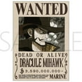 thumbnail image 1 of [One Piece] Mihawk 3.5B Official Japan Mugiwara Wanted Poster 42x30cm, 1 of 1