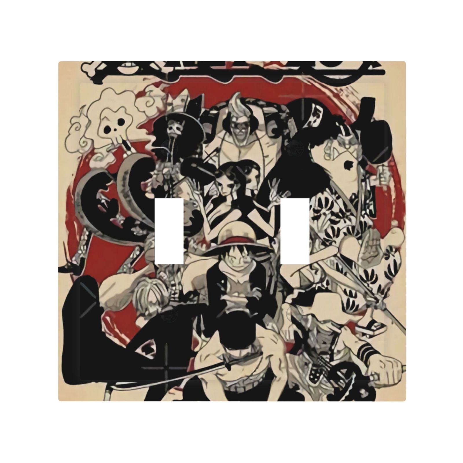 One Piece Modern Two-Way Toggle Switch Panel，Made Of Pc，Dustproof, Heat ...