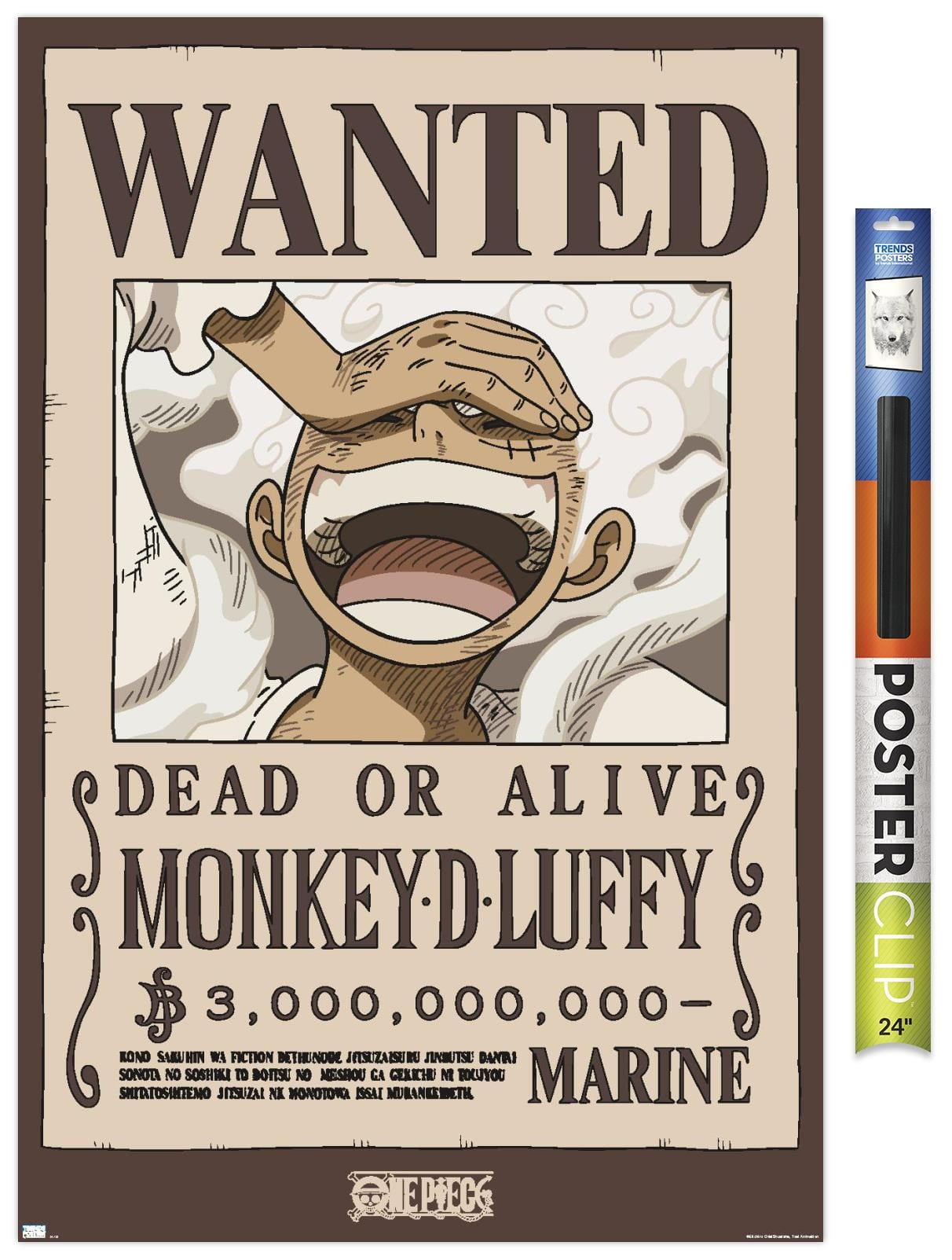 モンキー・D・ルフィ WANTED One-Piece-Monkey-D-Luffy-
