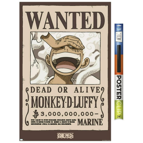 One Piece - Monkey D Luffy Wanted Poster Wall Poster