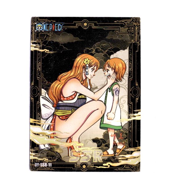 One Piece Nami Reverse Holo Trading Card 2025 English SSP Evolution Box Hit