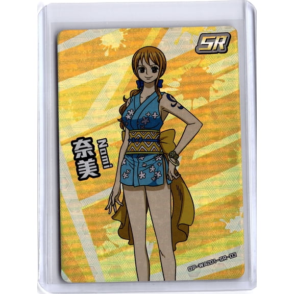 One Piece Nami Trading Card 2025 Chinese Holofoil PRIZM Collectible