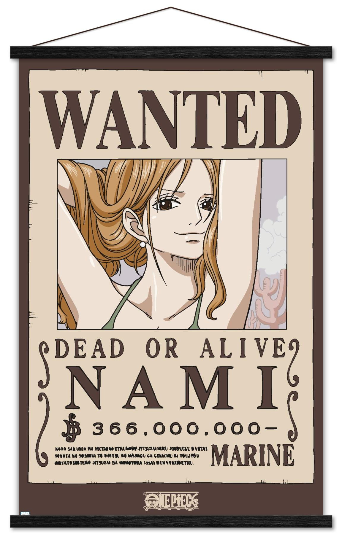 One Piece - Nami Wanted Poster Wall Poster, 14.725