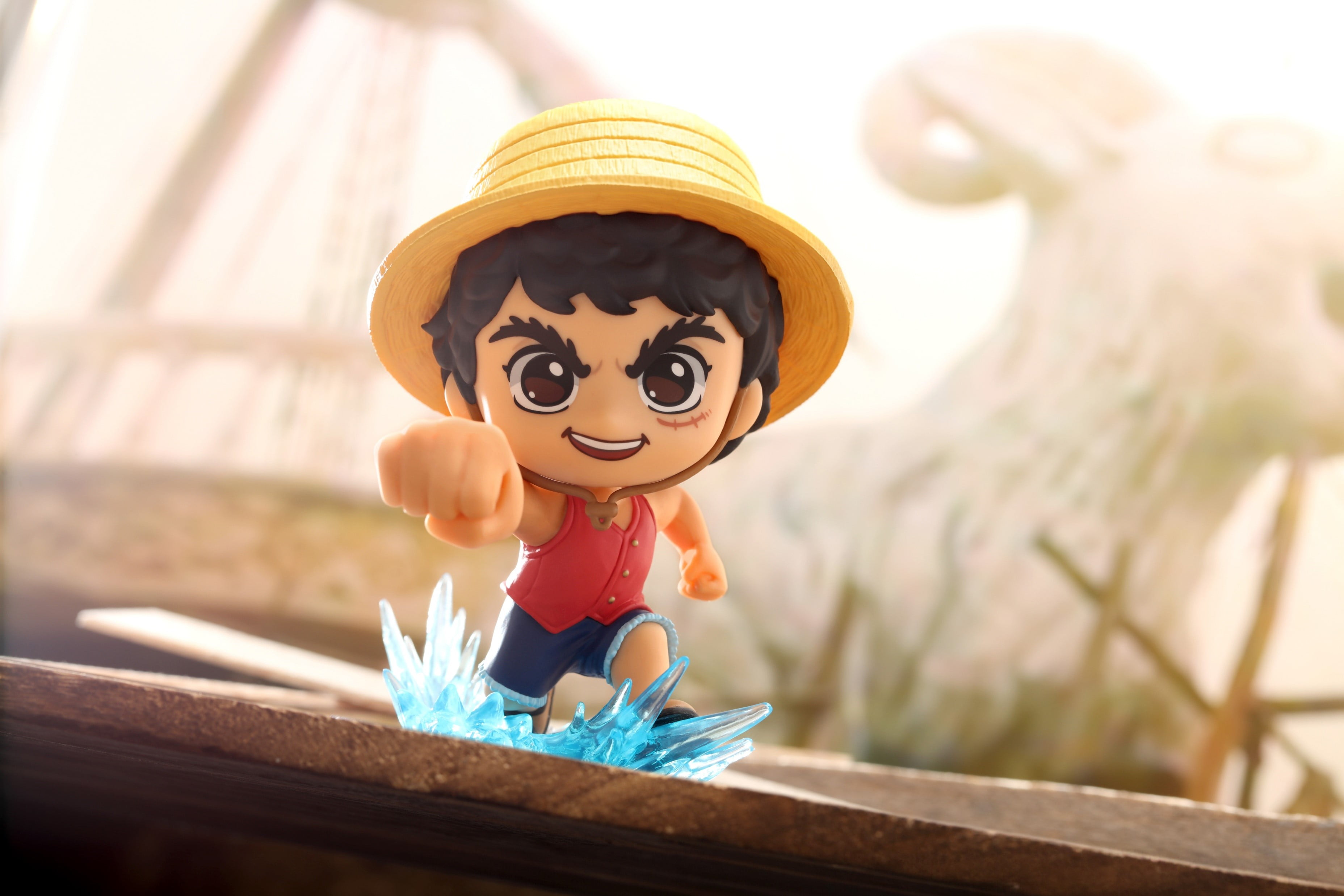 One Piece Netflix Cosbaby Bobble Head - Luffy - Walmart.com