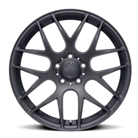 One Piece New Custom Wheel 18x8 in for Romac Radium Matte Carbon 18 ...