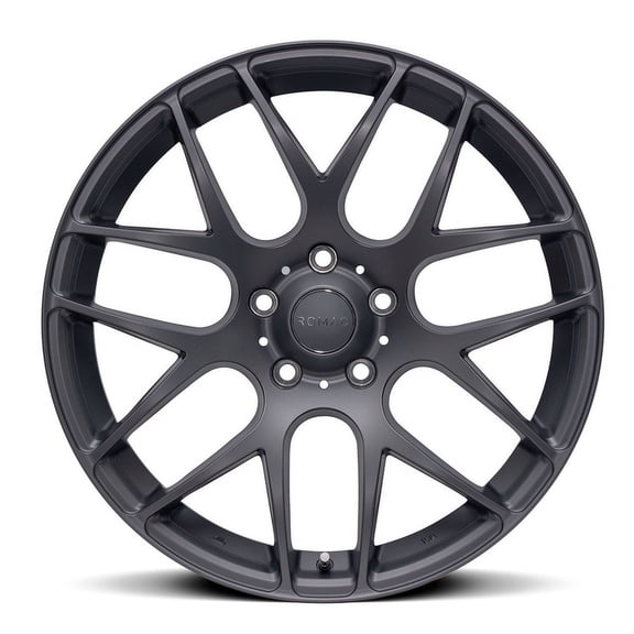 One Piece New Custom Wheel 18x8 in for Romac Radium Matte Carbon 18 inch Aluminum Rim